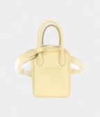 HMMini Lindy Verso Yellow Milton Pearl Grey Clemence Palladium Hardware