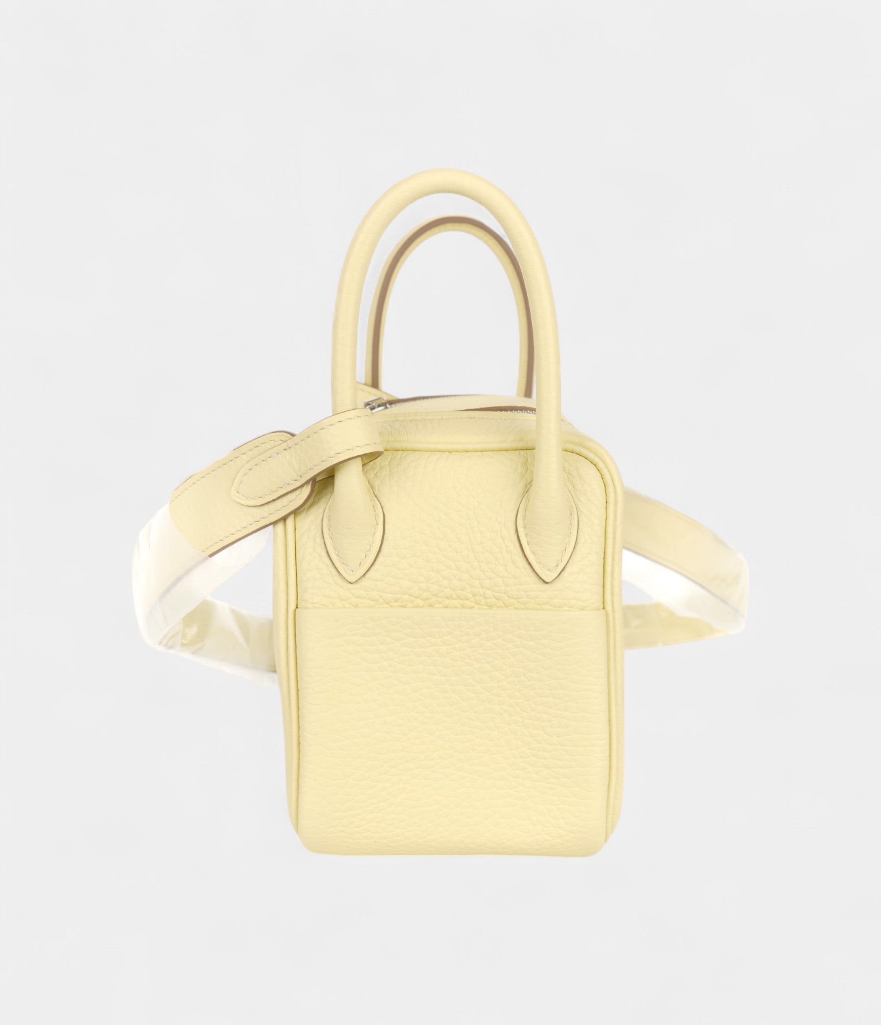 HMMini Lindy Verso Yellow Milton Pearl Grey Clemence Palladium Hardware