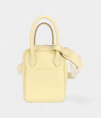 HMMini Lindy Verso Yellow Milton Pearl Grey Clemence Palladium Hardware
