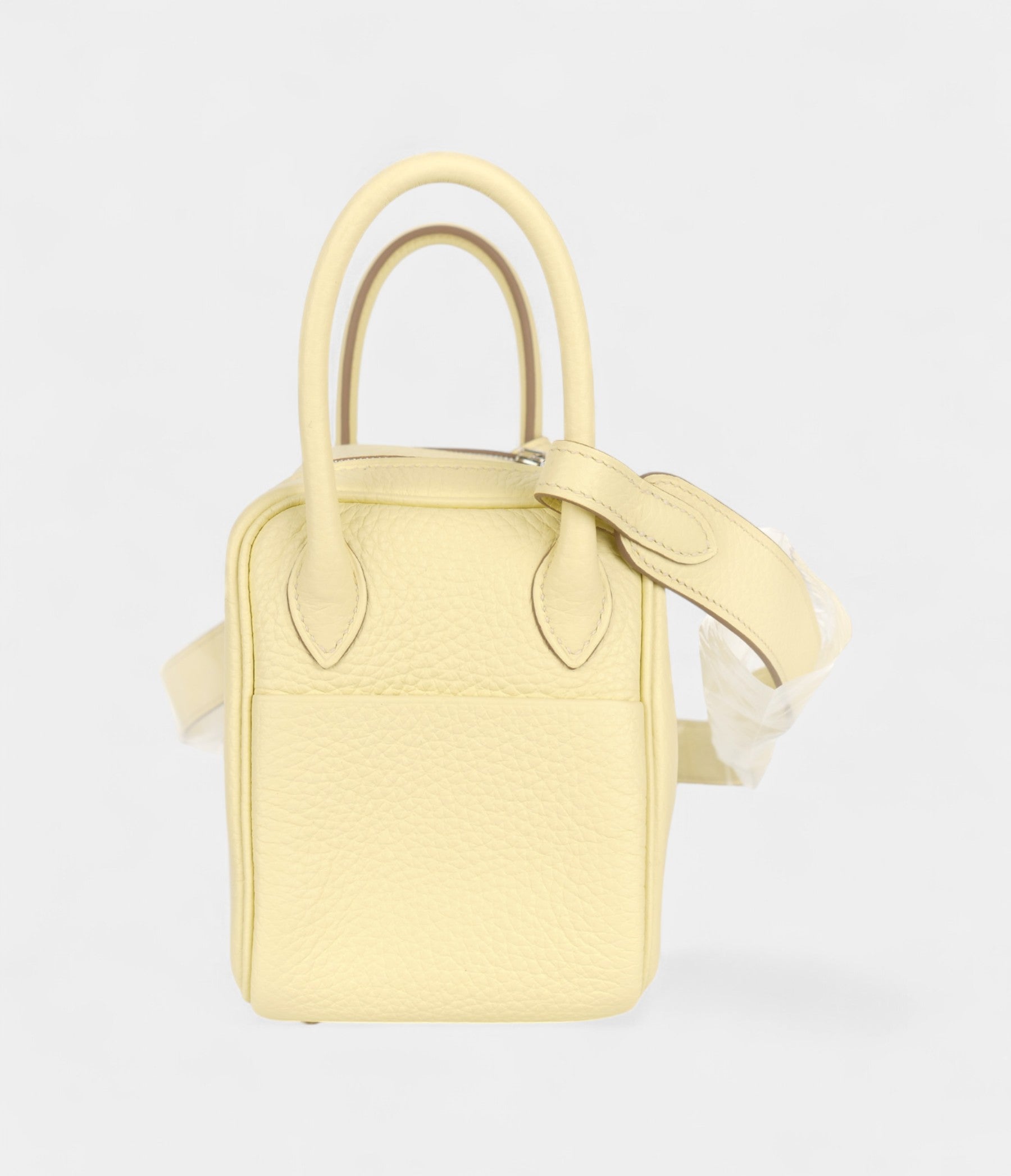 HMMini Lindy Verso Yellow Milton Pearl Grey Clemence Palladium Hardware