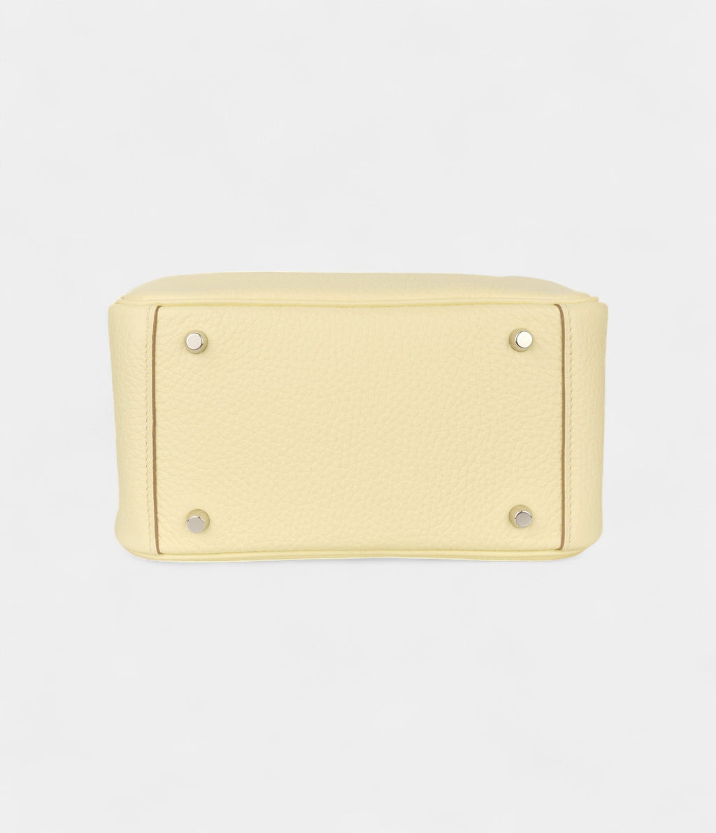 HMMini Lindy Verso Yellow Milton Pearl Grey Clemence Palladium Hardware