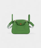 HMMini Lindy Yucca Green Clemence Gold Hardware