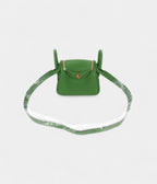 HMMini Lindy Yucca Green Clemence Gold Hardware