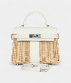 HMMini Picnic Kelly 20 White Swift Palladium Hardware