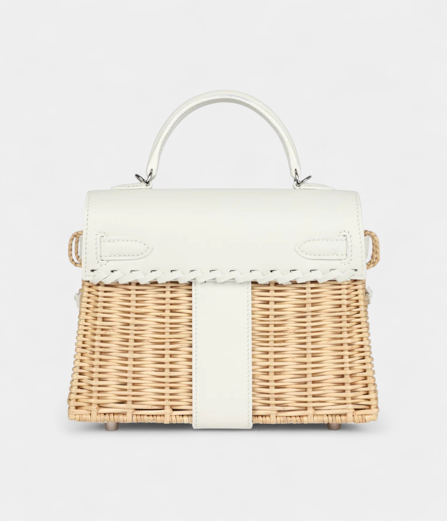 HMMini Picnic Kelly 20 White Swift Palladium Hardware