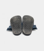 Hermes Navy Blue Suede Chypre Sandals 41 EU