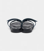 HMNavy Blue Suede Chypre Sandals 45.5 EU