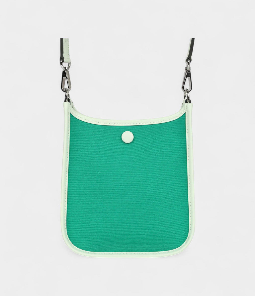 HMNeo Evelyne TPM Menthe Officier Canvas and Vert Fizz Swift Palladium Hardware