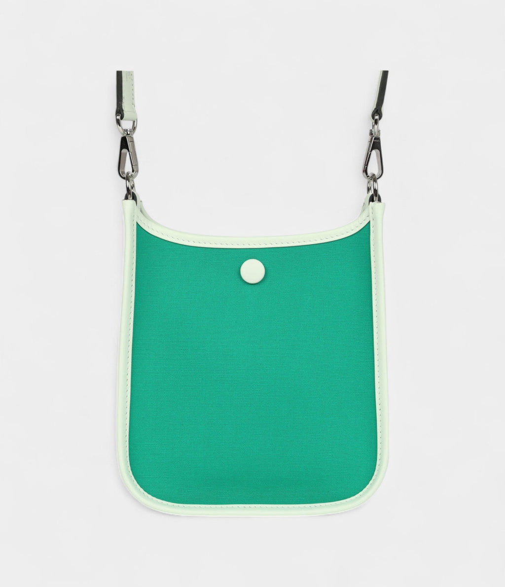 HMNeo Evelyne TPM Menthe Officier Canvas and Vert Fizz Swift Palladium Hardware