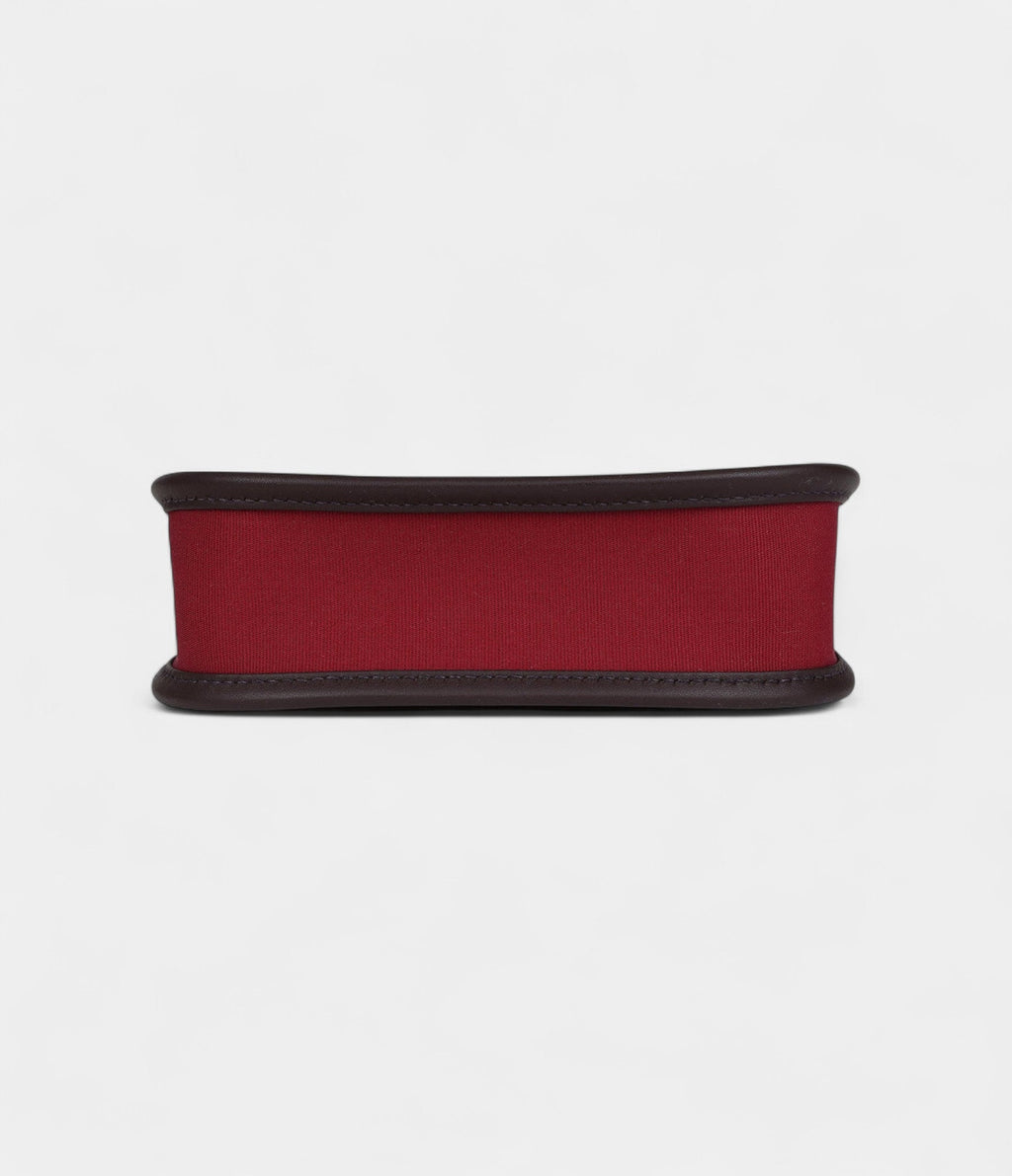 HMNeo Evelyne TPM Rubis Officier Canvas and Rouge Sellier Swift Palladium Hardware