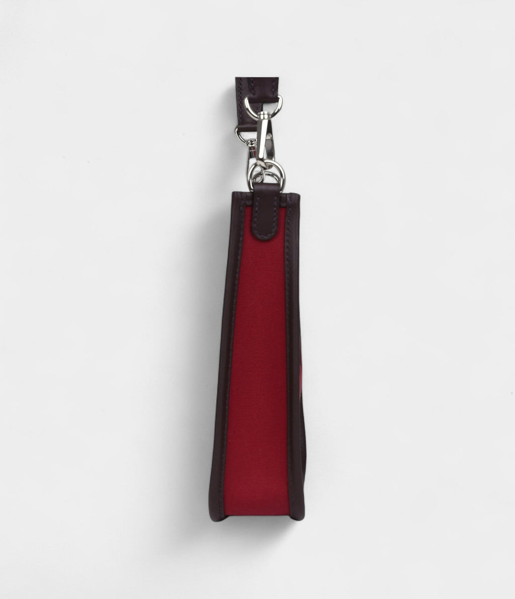 HMNeo Evelyne TPM Rubis Officier Canvas and Rouge Sellier Swift Palladium Hardware