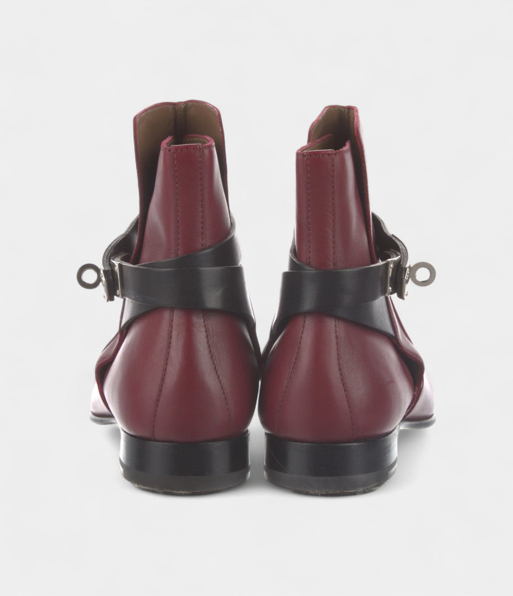 HMNeo Leather Moto Boots Bold Refinement Uncompromising Style