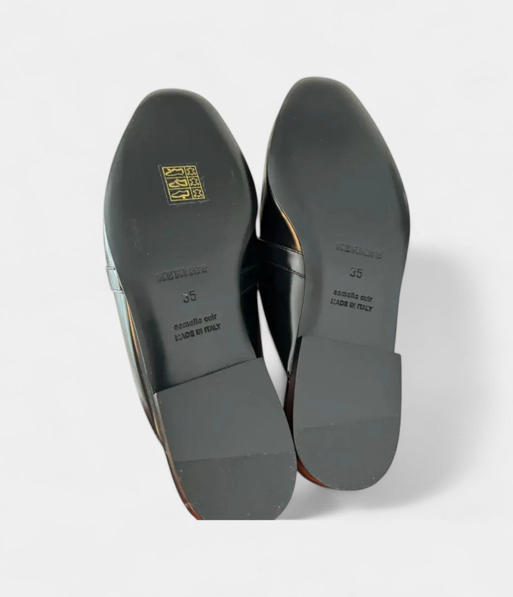 HMOz Leather Mules & Clogs Effortless Luxury, Iconic Style