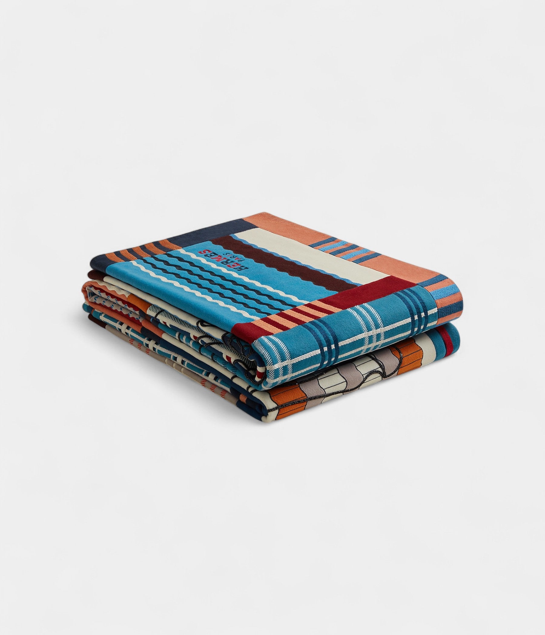 HMPatchwork de Sangles Wool & Cashmere Blanket