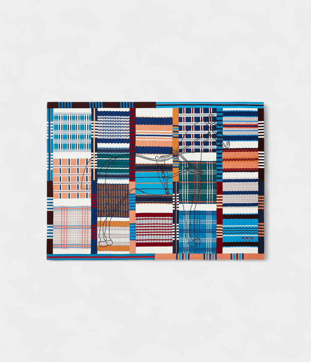 HMPatchwork de Sangles Wool & Cashmere Blanket