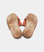 Hermes Peach Pink Suede Izmir Sandals 42.5 EU