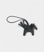 HMPegase Rodeo Bag Charm PM Ardoise Milo Lambskin