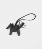 HMPegase Rodeo Bag Charm PM Ardoise Milo Lambskin