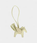 HMPegase Rodeo Bag Charm PM Jaune Milton Milo Lambskin