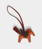 HMPegase Rodeo Bag Charm PM Pain D'Epice  Sienne Moka Swift & Milo Lambskin
