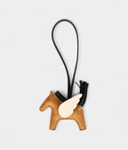 HMPegase Rodeo Bag Charm PM Sesame Black Nata Milo Lambskin