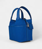HMPicotin Lock 18 Bleu Swift and Toile Canvas Palladium Hardware