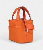 HMPicotin Lock 18 Cargo Orange Swift and Toile Canvas Palladium Hardware