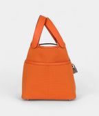 HMPicotin Lock 18 Cargo Orange Swift and Toile Canvas Palladium Hardware