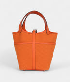 HMPicotin Lock 18 Cargo Orange Swift and Toile Canvas Palladium Hardware
