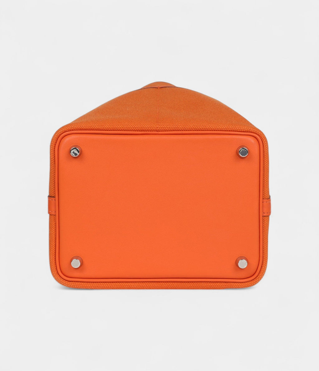 HMPicotin Lock 18 Cargo Orange Swift and Toile Canvas Palladium Hardware
