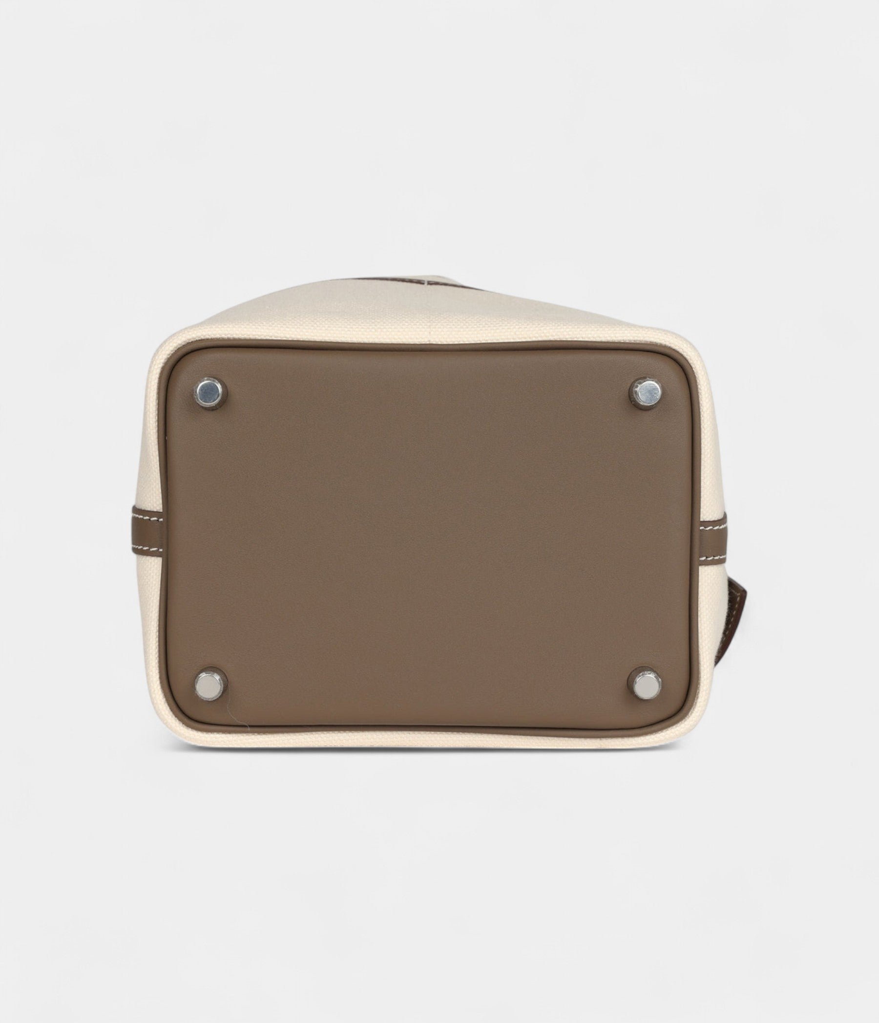 HMPicotin Lock 18 Cargo Toile Canvas and Etoupe Swift Palladium Hardware