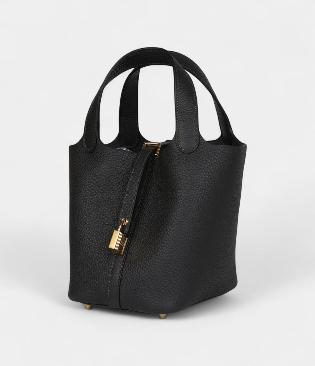 HMPicotin Lock 18 Dark Bronze Clemence Gold Hardware