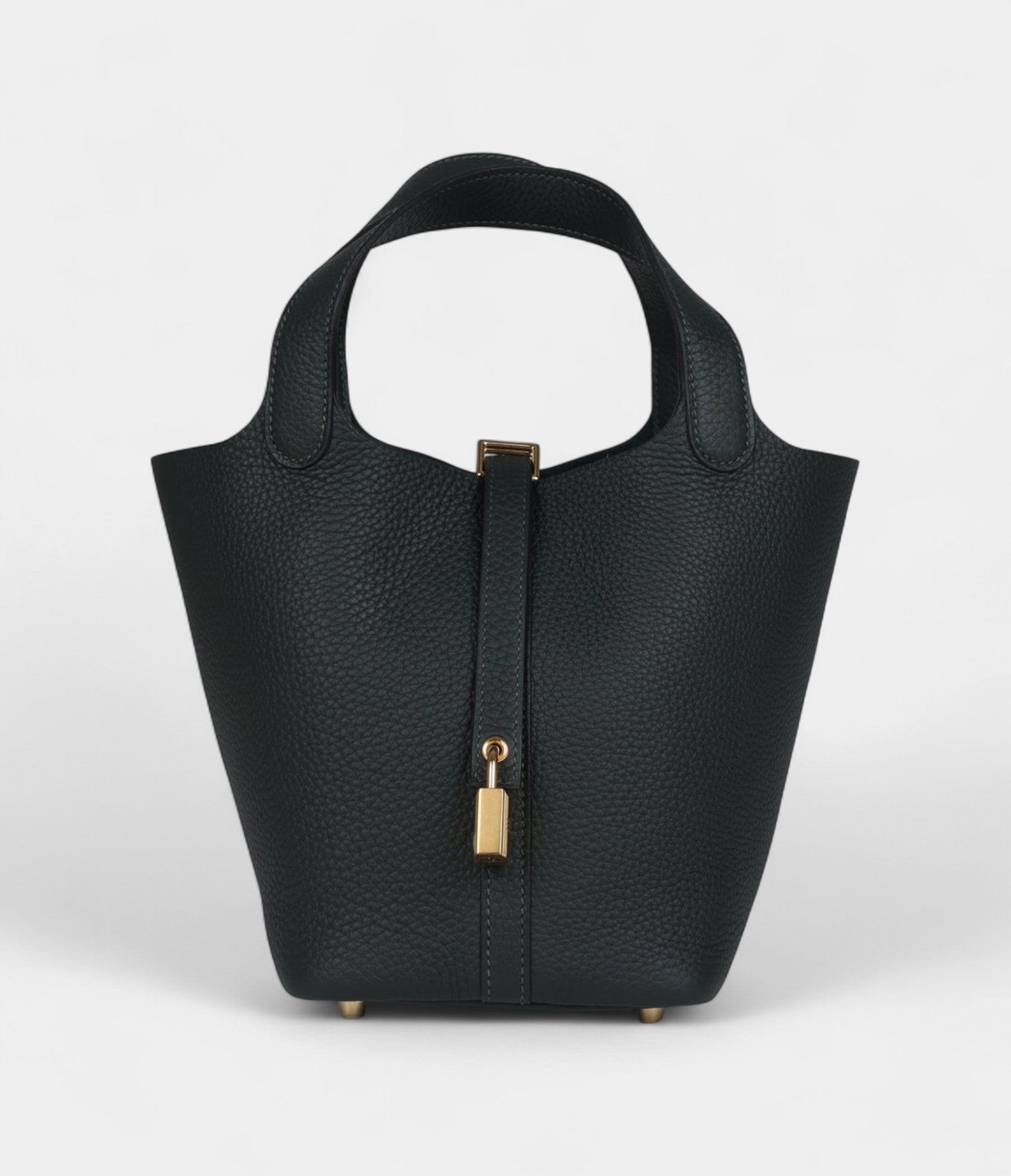 HMPicotin Lock 18 Dark Green Clemence Gold Hardware