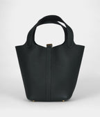 HMPicotin Lock 18 Dark Green Clemence Gold Hardware