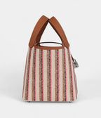 HMPicotin Lock 18 Gold, Ecru-Beige, Rose Pop, Black Toile H and Fauve Swift Palladium Hardware