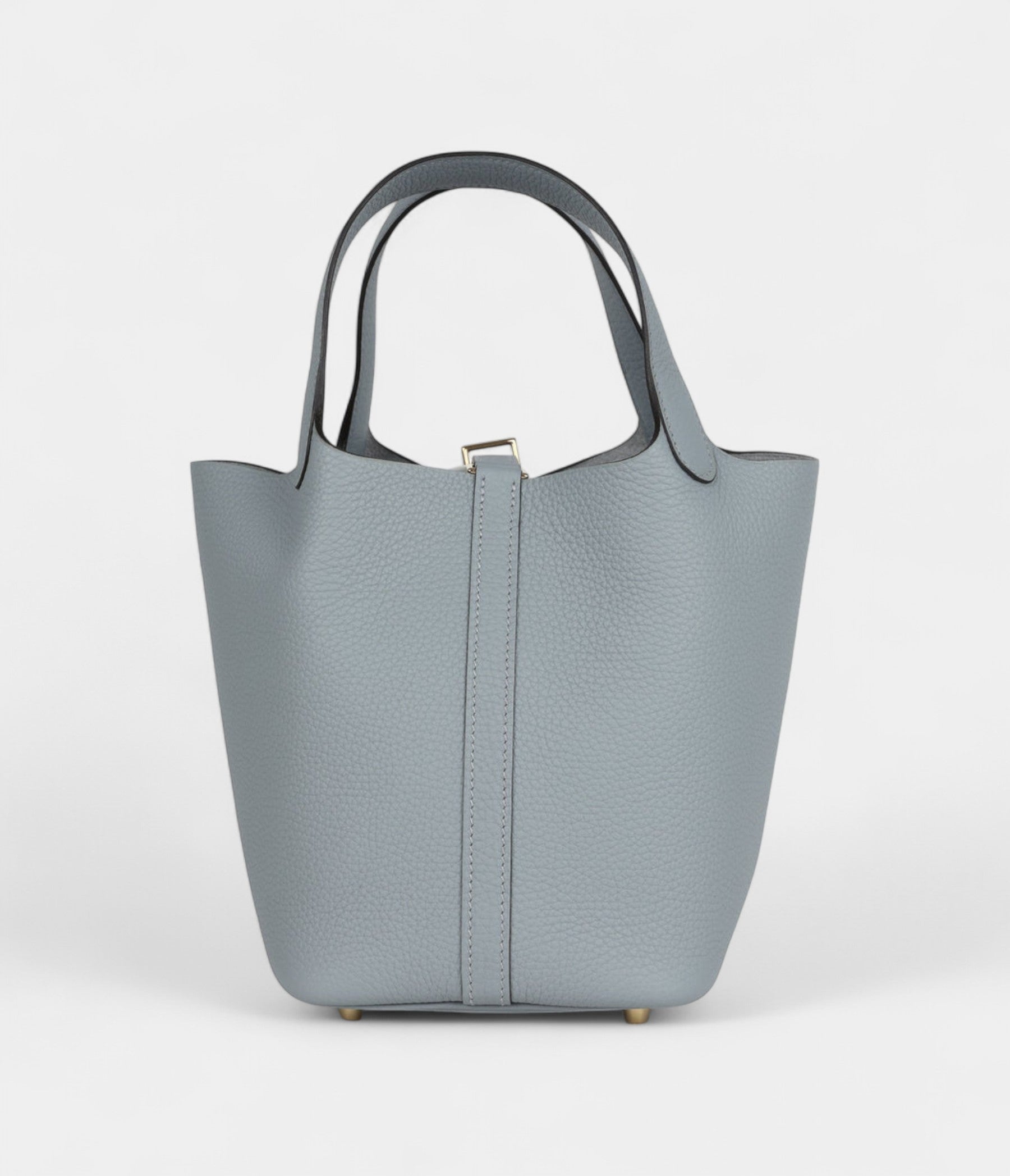 HMPicotin Lock 18 Grey Pantin Clemence Permabrass Hardware