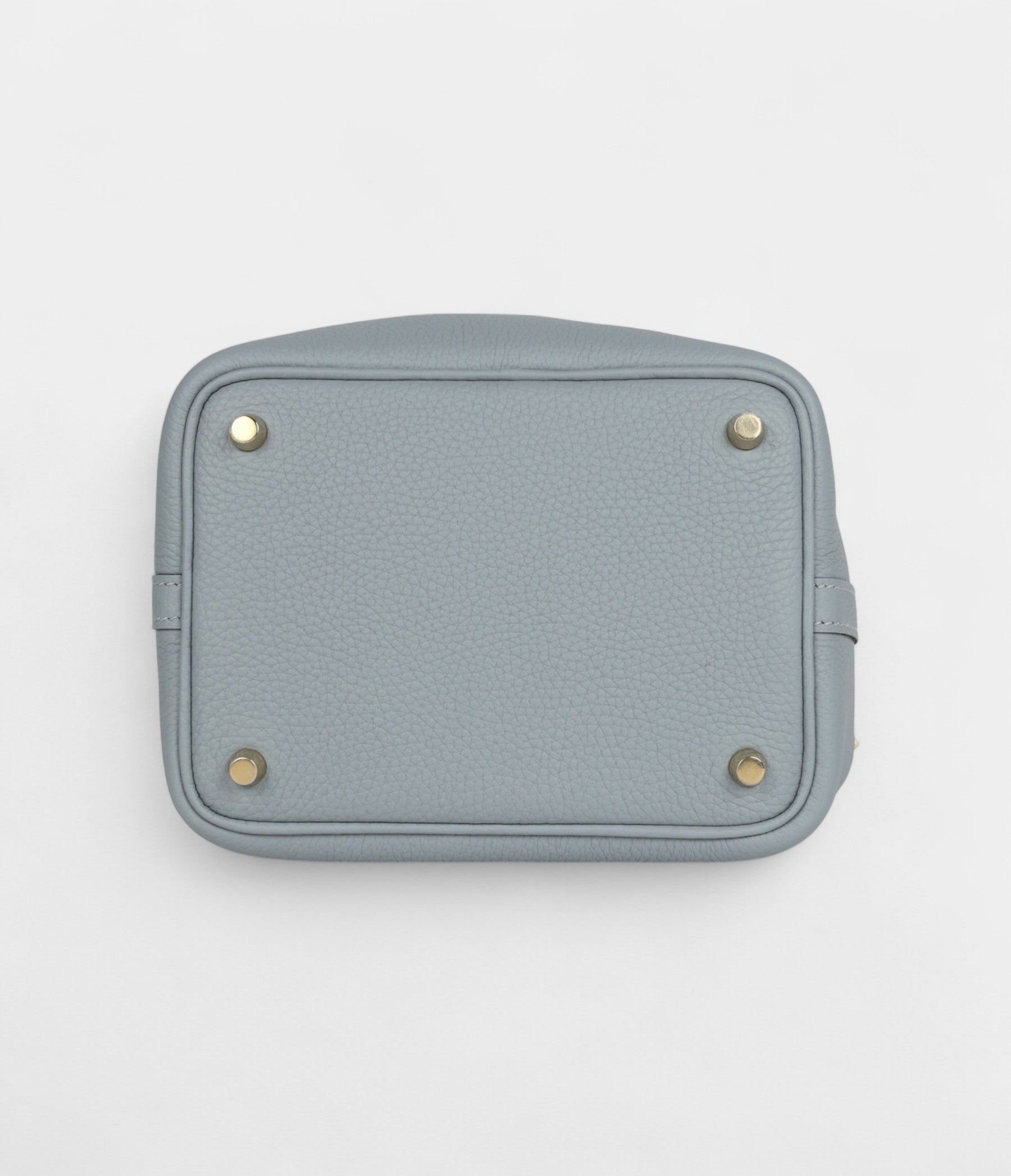HMPicotin Lock 18 Grey Pantin Clemence Permabrass Hardware