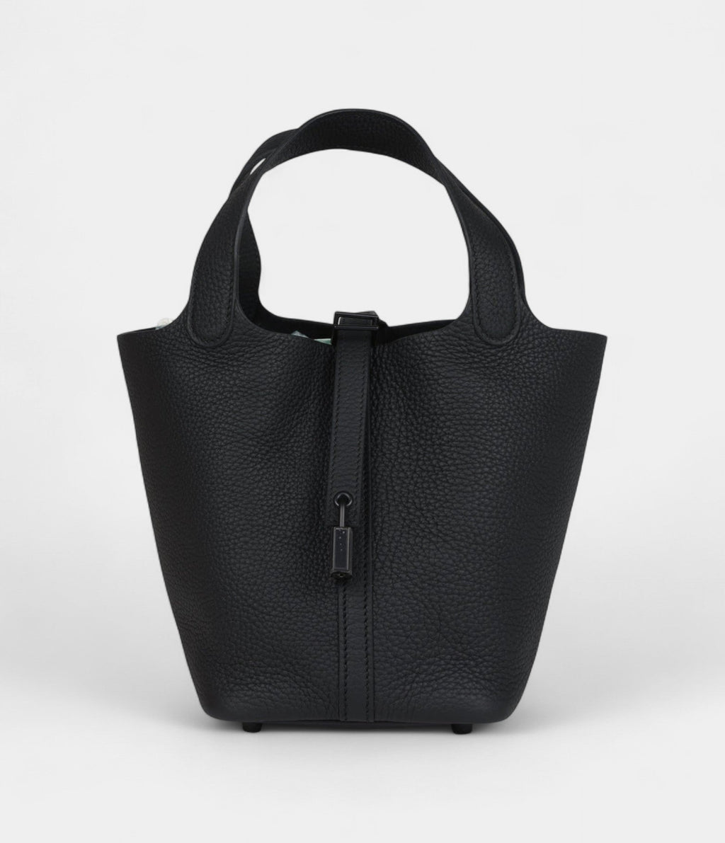 HMPicotin Lock 18 Monochrome Black Clemence Black Hardware