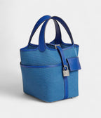 HMPicotin Lock 18 Pocket Goeland Canvas and Swift Calfskin Palladium Hardware