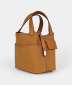 HMPicotin Lock 18 Sesame Swift and Toile Canvas Palladium Hardware