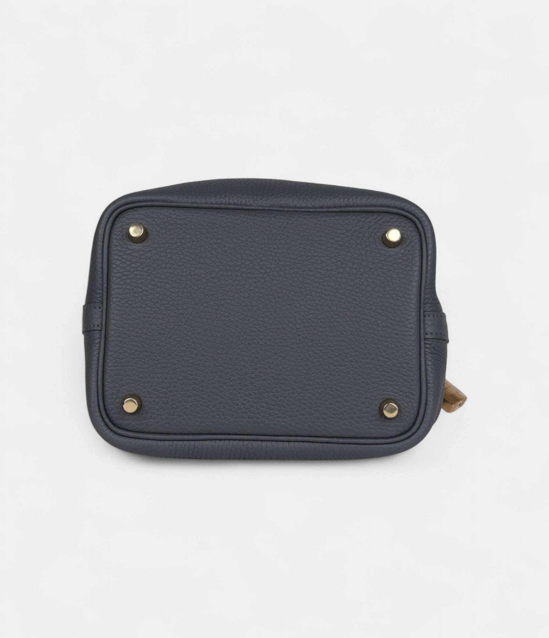 HMPicotin Lock 18 Slate Clemence Permabrass Hardware