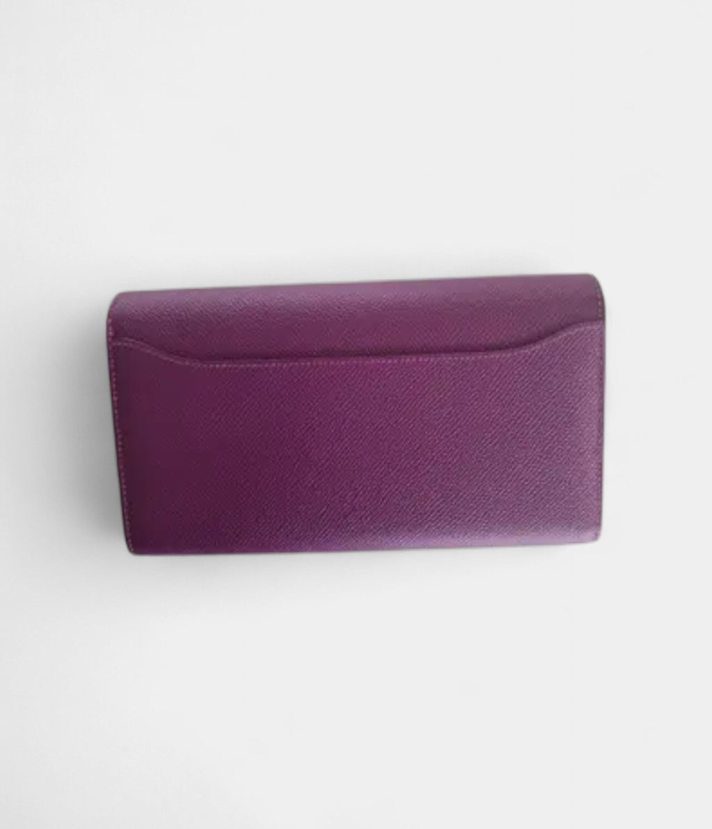 HMPurple Constance Leather Wallet
