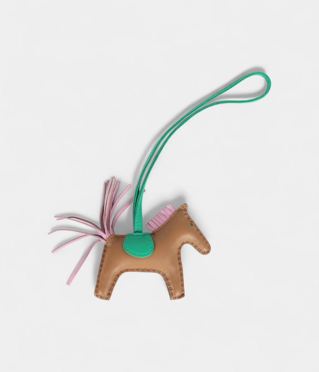 HMRodeo Bag Charm PM Chai Mauve Sylvestre & Menthe Milo Lambskin