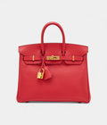 HMRouge Casaque Epsom BK 25 Gold Hardware