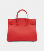 HMRouge Casaque Togo BK 25 Palladium Hardware