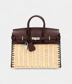 HMRouge Sellier Swift and Osier Wicker Picnic BK 25 Palladium Hardware