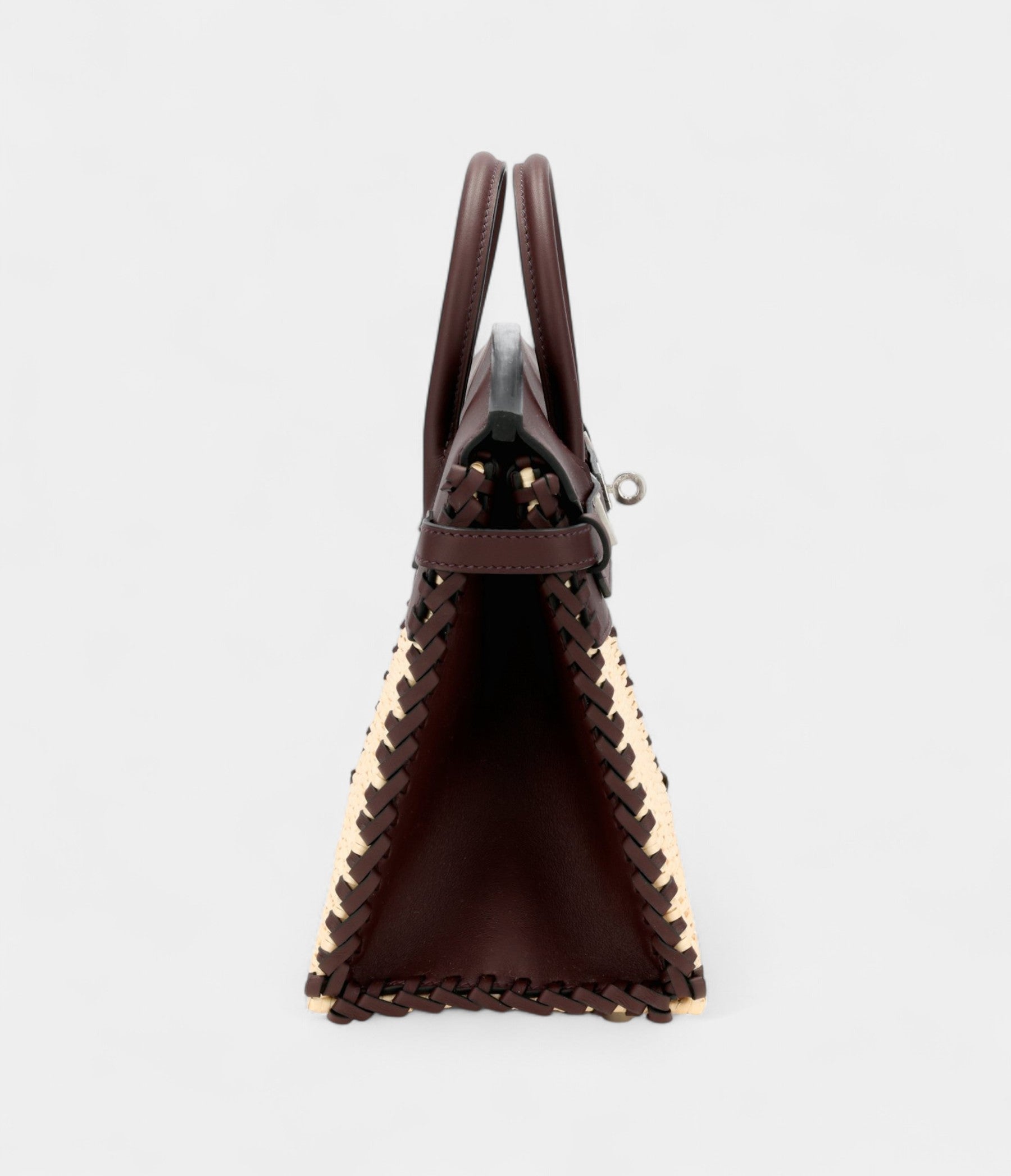 HMRouge Sellier Swift and Osier Wicker Picnic BK 25 Palladium Hardware
