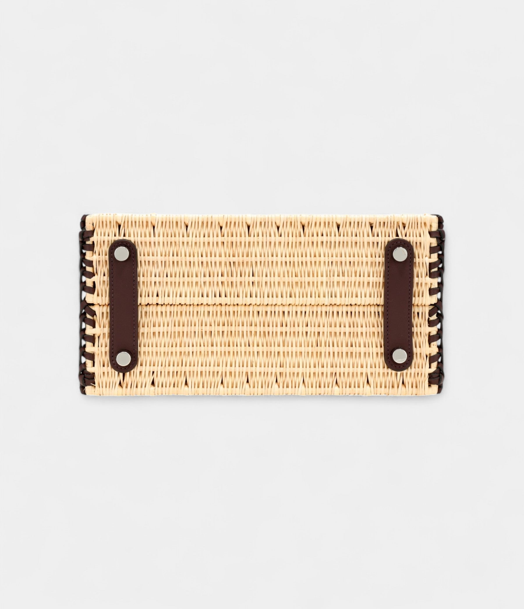 HMRouge Sellier Swift and Osier Wicker Picnic BK 25 Palladium Hardware