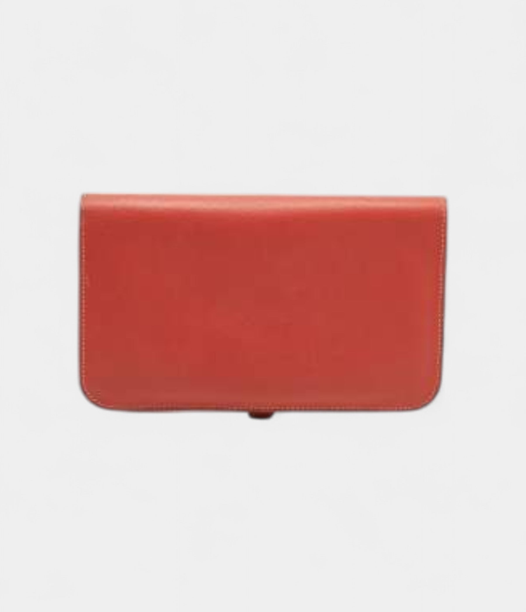 Hermes Sanguine Swift Leather Dogon Duo Wallet