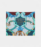 Hermes Scarves 140cm Shawls Antoine De Plvvinel Gray Blue - Duck - Plum